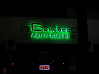 channel letters signs lighted by led